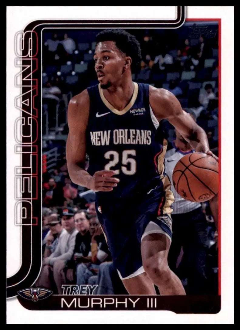 2025-26 Topps Trey Murphy III #190 New Oreleans Pelicans Basketball Card NBA - Basketball Card Single
