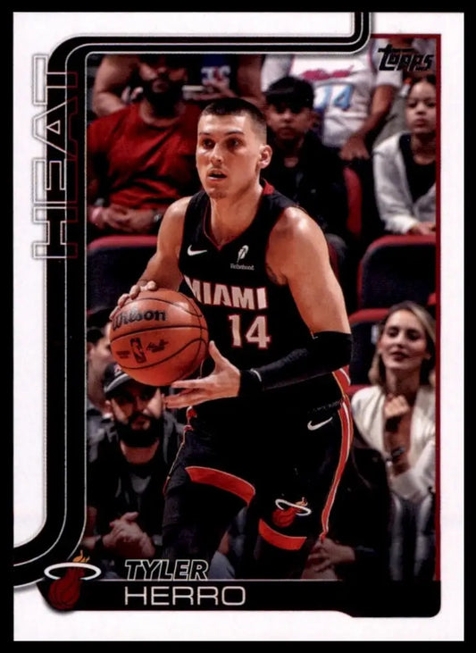 2025-26 Topps Tyler Herro #73 Miami Heat Basketball Card NBA Sports
