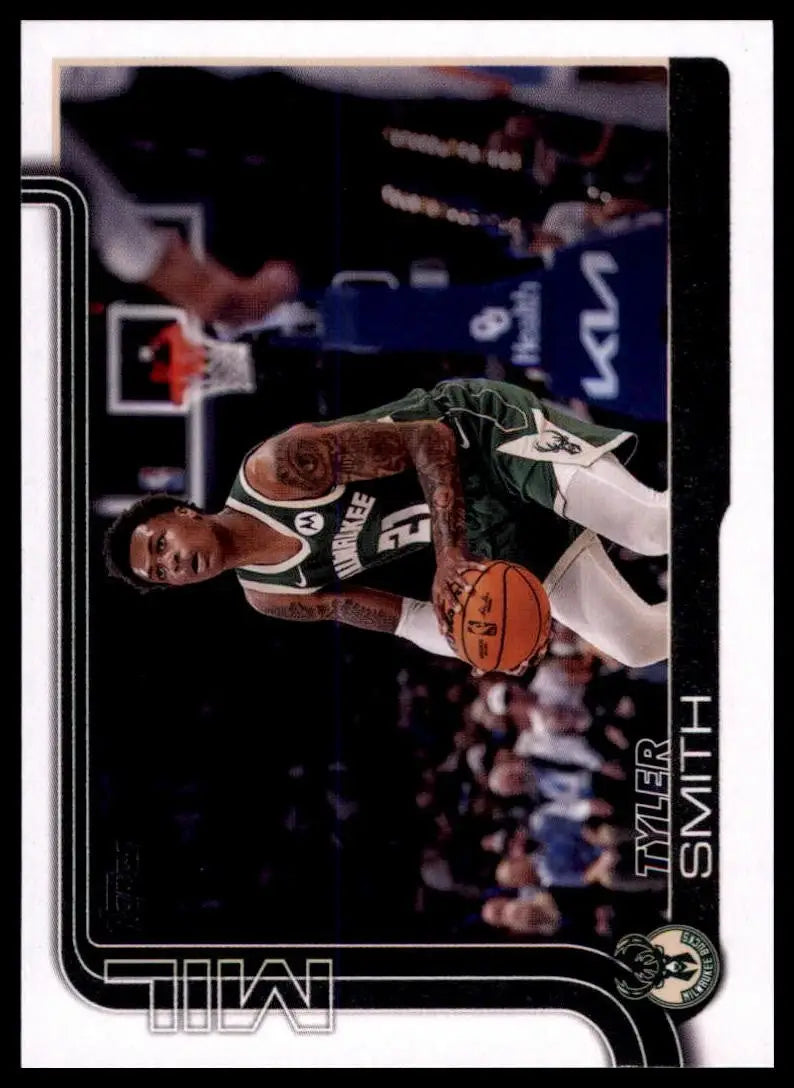 2025-26 Topps Tyler Smith #60 Milwaukee Bucks Basketball Card NBA Sports - Basketball Card Single