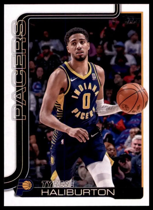 2025-26 Topps Tyrese Haliburton #47 Indiana Pacers Basketball Card NBA Sports
