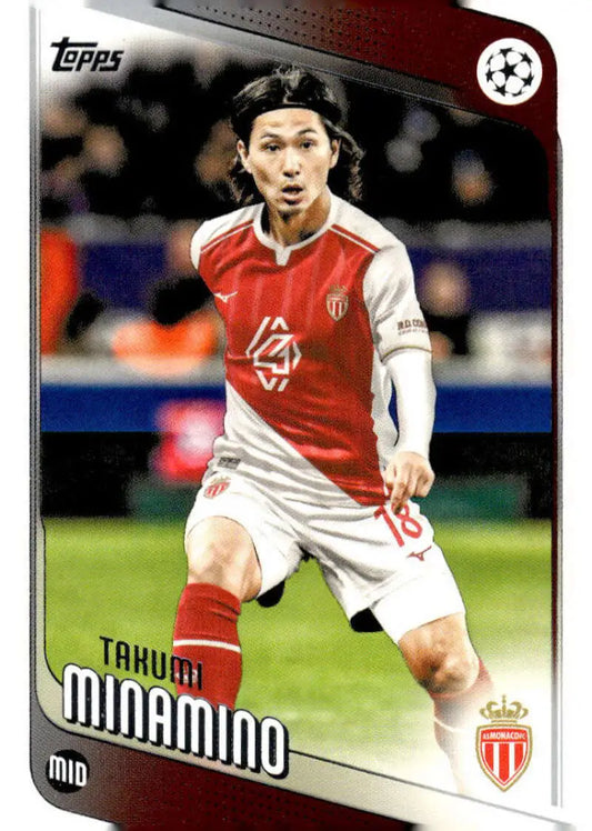 2025-26 Topps UEFA Club Competitions #123 Takumi Minamino NM-MT ID:82290 - Soccer Card Single