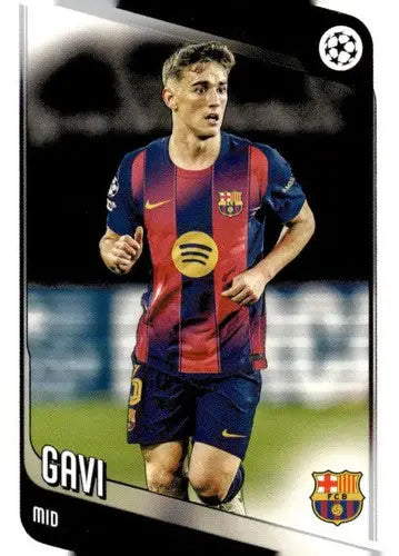 2025-26 Topps UEFA Club Competitions #132 Gavi NM-MT ID:82293 - Soccer Card Single