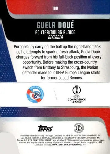 2025-26 Topps UEFA Club Competitions #180 Guela Doue NM-MT RC Rookie ID:82305 - Soccer Card Single