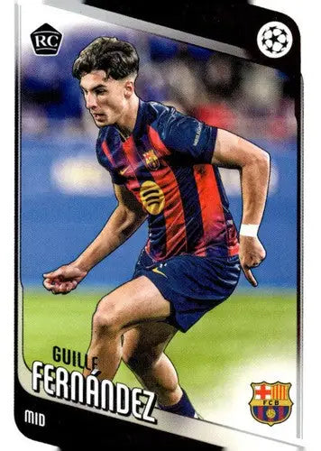 2025-26 Topps UEFA Club Competitions #190 Guille Fernandez NM-MT RC Roo ID:82308 - Soccer Card Single
