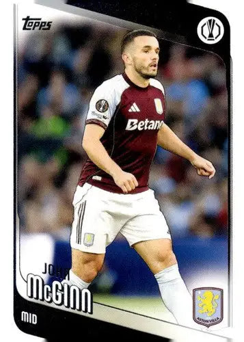 2025-26 Topps UEFA Club Competitions #28 John McGinn NM-MT ID:82262 - Soccer Card Single