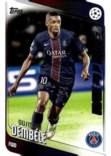 2025-26 Topps UEFA Club Competitions #3 Ousmane Dembele NM-MT ID:82255 - Soccer Card Single
