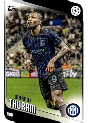 2025-26 Topps UEFA Club Competitions #48 Marcus Thuram NM-MT ID:82268 - Soccer Card Single