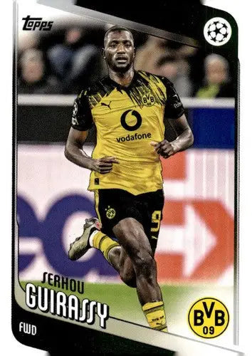 2025-26 Topps UEFA Club Competitions #59 Serhou Guirassy NM-MT ID:82270 - Soccer Card Single