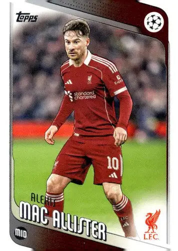 2025-26 Topps UEFA Club Competitions #67 Alexis Mac Allister NM-MT ID:82272 - Soccer Card Single