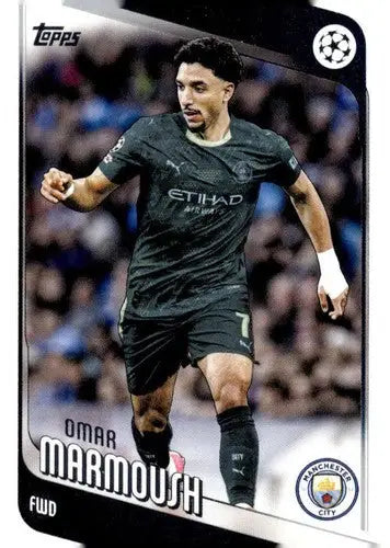 2025-26 Topps UEFA Club Competitions #80 Omar Marmoush NM-MT ID:82276 - Soccer Card Single