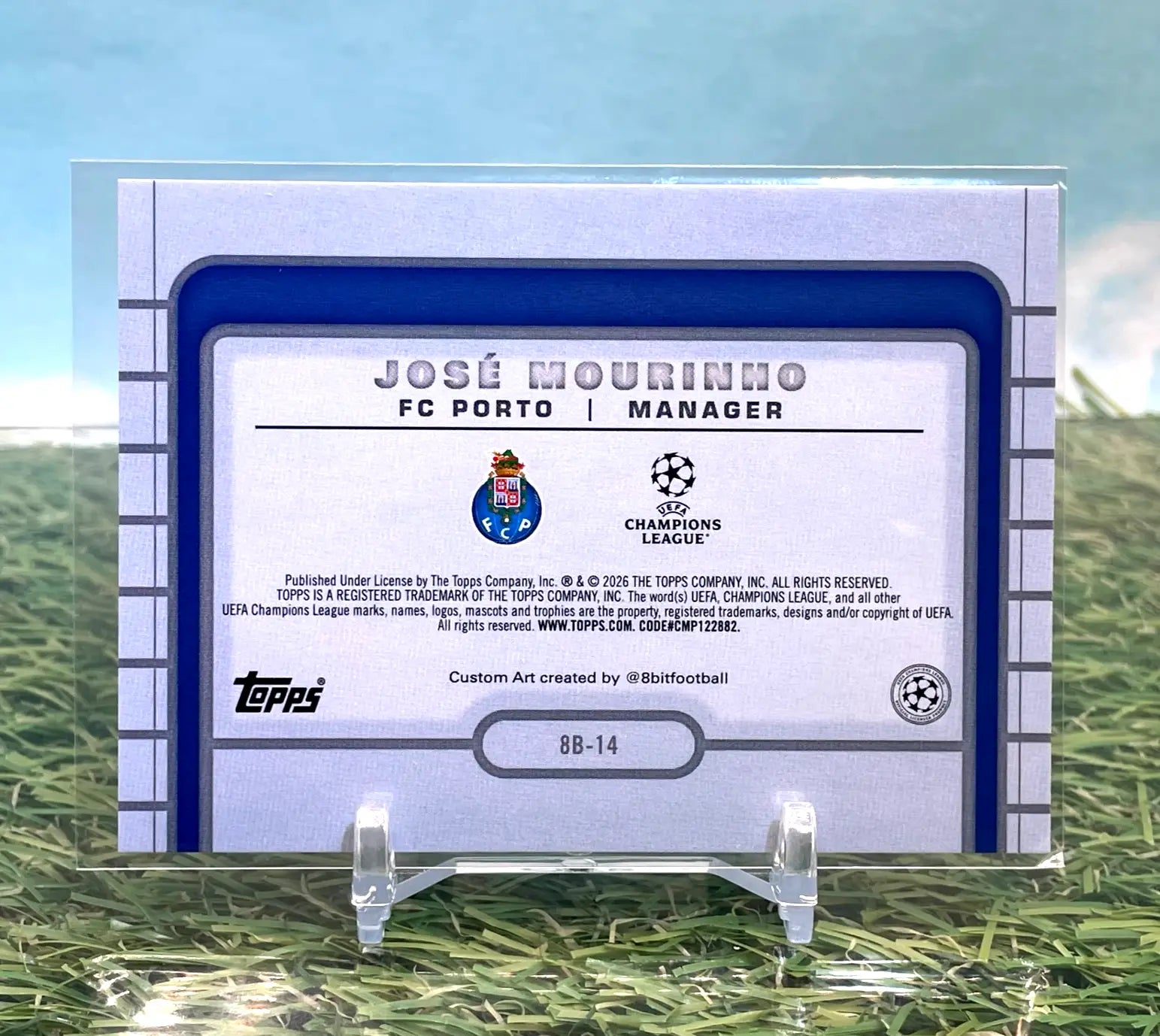 2025-26 Topps UEFA Club Competitions #8B-14 Jose Mourinho FC Porto 8 Bit Shots - Soccer Card Single