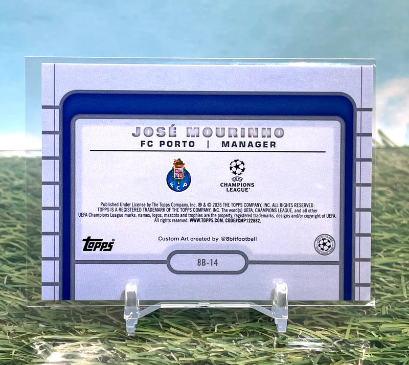2025-26 Topps UEFA Club Competitions #8B-14 Jose Mourinho FC Porto 8 Bit Shots - Soccer Card Single