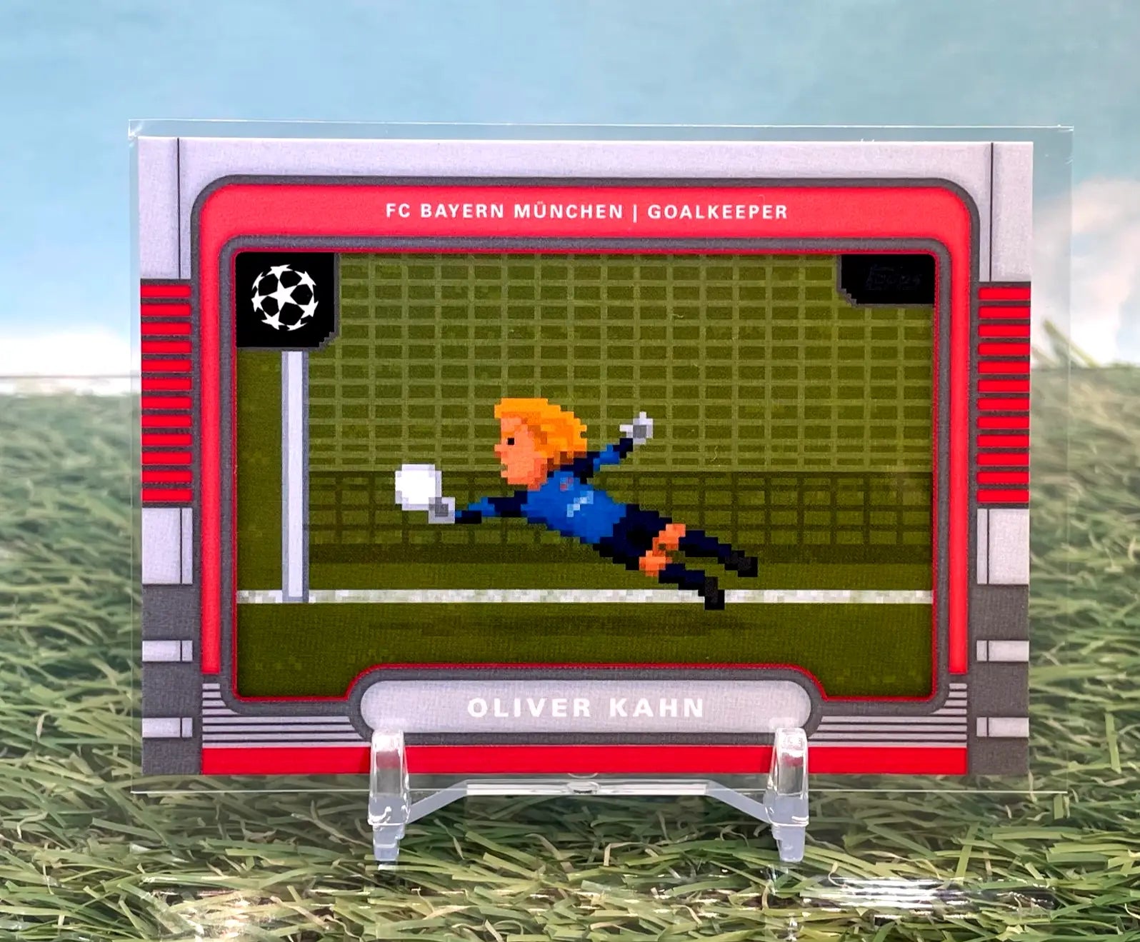 2025-26 Topps UEFA Club Competitions 8Bit Shots 8B-15 Oliver Kahn FC Bayern - Soccer Card Single