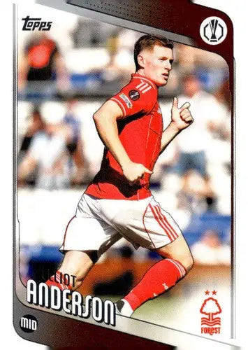 2025-26 Topps UEFA Club Competitions #96 Elliot Anderson NM-MT ID:82284 - Soccer Card Single