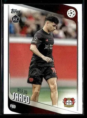2025-26 Topps UEFA Club Competitions Alejo Sarco #44 RC Bayer 04 Leverkusen