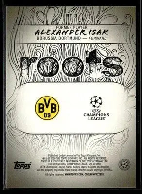 2025-26 Topps UEFA Club Competitions Alexander Isak #RT-3 Roots