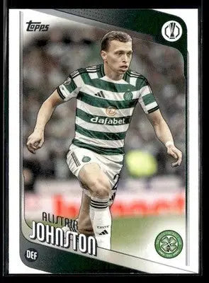 2025-26 Topps UEFA Club Competitions Alistair Johnston #148 Celtic