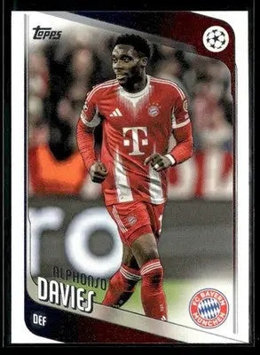 2025-26 Topps UEFA Club Competitions Alphonso Davies #90 FC Bayern Munchen