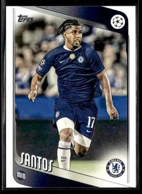 2025-26 Topps UEFA Club Competitions Andrey Santos #107 Chelsea FC
