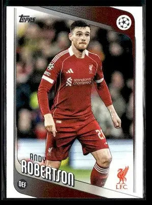 2025-26 Topps UEFA Club Competitions Andy Robertson #73 Liverpool