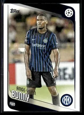 2025-26 Topps UEFA Club Competitions Ange-Yoan Bonny #116 Inter Milan