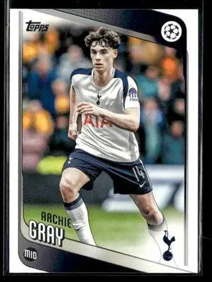 2025-26 Topps UEFA Club Competitions Archie Gray #165 Tottenham Hotspur