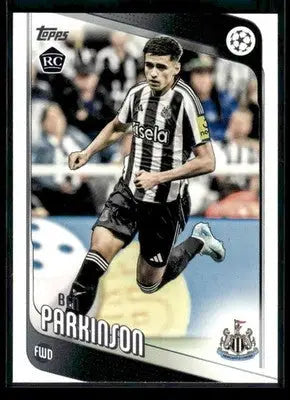2025-26 Topps UEFA Club Competitions Ben Parkinson #125 RC Newcastle United - Soccer Card Single