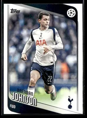 2025-26 Topps UEFA Club Competitions Brennan Johnson #18 Tottenham Hotspur