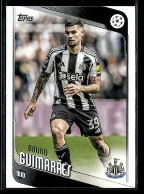 2025-26 Topps UEFA Club Competitions Bruno Guimarães #117 Newcastle United