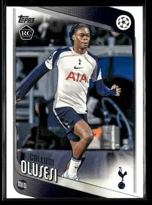 2025-26 Topps UEFA Club Competitions Callum Olusesi #134 RC Tottenham Hotspur