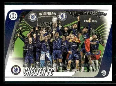 2025-26 Topps UEFA Club Competitions UEFA Conference League #179 Chelsea FC - Soccer Card Single