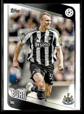 2025-26 Topps UEFA Club Competitions Dan Burn #91 Newcastle United