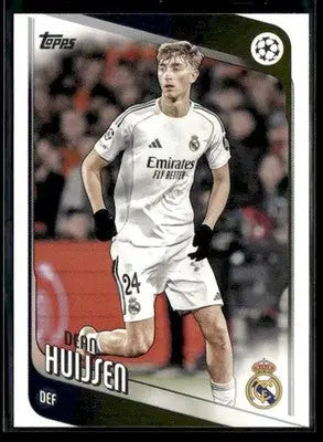 2025-26 Topps UEFA Club Competitions Dean Huijsen #39 Real Madrid CF