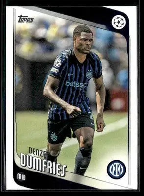 2025-26 Topps UEFA Club Competitions Denzel Dumfries #145 Inter Milan
