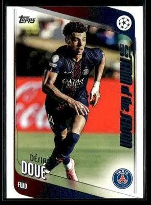 2025-26 Topps UEFA Club Competitions Désiré Doué #198 Paris Saint-Germain