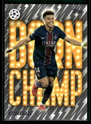 2025-26 Topps UEFA Club Competitions Désiré Doué #BC-9 Born Champ
