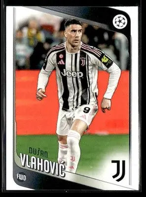 2025-26 Topps UEFA Club Competitions Dušan Vlahović #175 Juventus