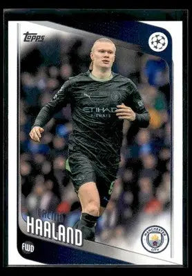 2025-26 Topps UEFA Club Competitions Erling Haaland #181 Manchester City - Soccer Card Single