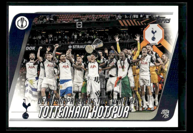 2025-26 Topps UEFA Club Competitions UEFA Europa League #89 Tottenham Hotspur - Soccer Card Single