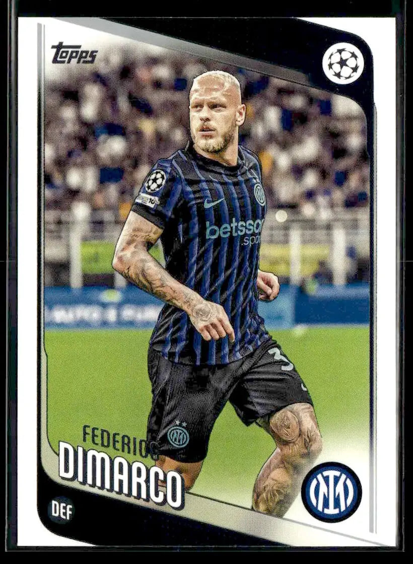 2025-26 Topps UEFA Club Competitions Federico Dimarco #37 Inter Milan
