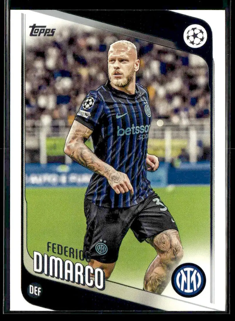 2025-26 Topps UEFA Club Competitions Federico Dimarco #37 Inter Milan