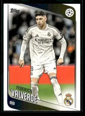 2025-26 Topps UEFA Club Competitions Federico Valverde #65 Real Madrid CF - Soccer Card Single