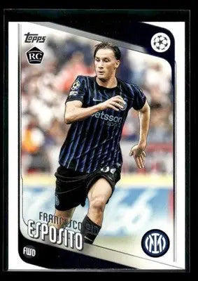 2025-26 Topps UEFA Club Competitions Francesco Pio Esposito #163 RC Inter Milan - Soccer Card Single