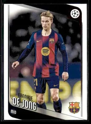 2025-26 Topps UEFA Club Competitions Frenkie de Jong #135 FC Barcelona