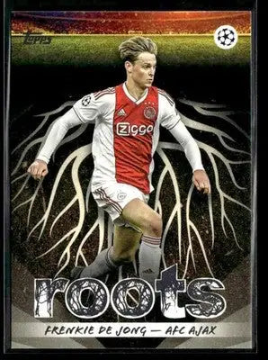 2025-26 Topps UEFA Club Competitions Frenkie de Jong #RT-7 Roots Ajax