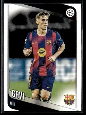 2025-26 Topps UEFA Club Competitions Gavi #132 FC Barcelona