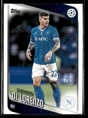 2025-26 Topps UEFA Club Competitions Giovanni Di Lorenzo #77 Napoli