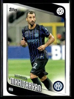 2025-26 Topps UEFA Club Competitions Henrikh Mkhitaryan #57 Inter Milan