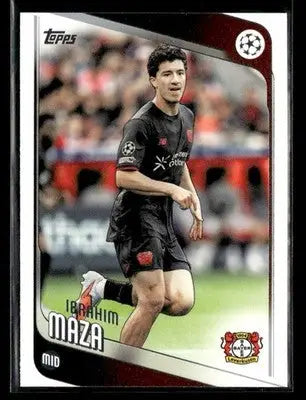 2025-26 Topps UEFA Club Competitions Ibrahim Maza #72 Bayer 04 Leverkusen