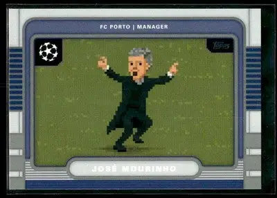 2025-26 Topps UEFA Club Competitions José Mourinho #8B-14 8-Bit Shots Porto